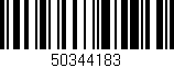 Código de barras (EAN, GTIN, SKU, ISBN): '50344183'