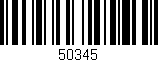 Código de barras (EAN, GTIN, SKU, ISBN): '50345'