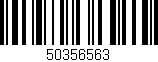 Código de barras (EAN, GTIN, SKU, ISBN): '50356563'