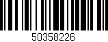 Código de barras (EAN, GTIN, SKU, ISBN): '50358226'