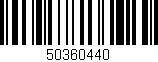 Código de barras (EAN, GTIN, SKU, ISBN): '50360440'