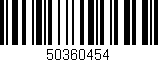 Código de barras (EAN, GTIN, SKU, ISBN): '50360454'