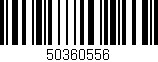 Código de barras (EAN, GTIN, SKU, ISBN): '50360556'