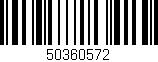 Código de barras (EAN, GTIN, SKU, ISBN): '50360572'