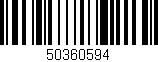 Código de barras (EAN, GTIN, SKU, ISBN): '50360594'