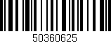 Código de barras (EAN, GTIN, SKU, ISBN): '50360625'