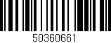 Código de barras (EAN, GTIN, SKU, ISBN): '50360661'