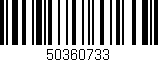 Código de barras (EAN, GTIN, SKU, ISBN): '50360733'