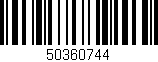 Código de barras (EAN, GTIN, SKU, ISBN): '50360744'