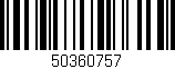 Código de barras (EAN, GTIN, SKU, ISBN): '50360757'