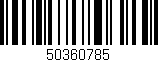 Código de barras (EAN, GTIN, SKU, ISBN): '50360785'