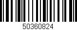 Código de barras (EAN, GTIN, SKU, ISBN): '50360824'