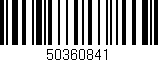 Código de barras (EAN, GTIN, SKU, ISBN): '50360841'