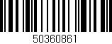 Código de barras (EAN, GTIN, SKU, ISBN): '50360861'