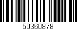 Código de barras (EAN, GTIN, SKU, ISBN): '50360878'