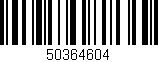 Código de barras (EAN, GTIN, SKU, ISBN): '50364604'