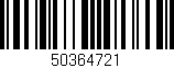 Código de barras (EAN, GTIN, SKU, ISBN): '50364721'
