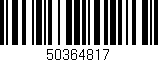 Código de barras (EAN, GTIN, SKU, ISBN): '50364817'