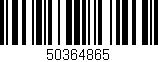 Código de barras (EAN, GTIN, SKU, ISBN): '50364865'