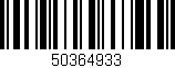 Código de barras (EAN, GTIN, SKU, ISBN): '50364933'