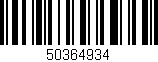 Código de barras (EAN, GTIN, SKU, ISBN): '50364934'