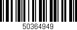 Código de barras (EAN, GTIN, SKU, ISBN): '50364949'