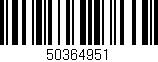 Código de barras (EAN, GTIN, SKU, ISBN): '50364951'