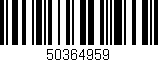 Código de barras (EAN, GTIN, SKU, ISBN): '50364959'