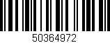 Código de barras (EAN, GTIN, SKU, ISBN): '50364972'