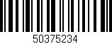 Código de barras (EAN, GTIN, SKU, ISBN): '50375234'