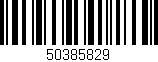 Código de barras (EAN, GTIN, SKU, ISBN): '50385829'