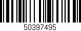 Código de barras (EAN, GTIN, SKU, ISBN): '50397495'