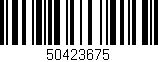 Código de barras (EAN, GTIN, SKU, ISBN): '50423675'