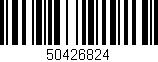 Código de barras (EAN, GTIN, SKU, ISBN): '50426824'