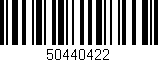 Código de barras (EAN, GTIN, SKU, ISBN): '50440422'