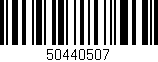 Código de barras (EAN, GTIN, SKU, ISBN): '50440507'