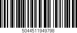 Código de barras (EAN, GTIN, SKU, ISBN): '5044511949798'