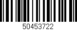 Código de barras (EAN, GTIN, SKU, ISBN): '50453722'