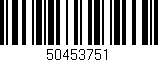 Código de barras (EAN, GTIN, SKU, ISBN): '50453751'