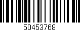 Código de barras (EAN, GTIN, SKU, ISBN): '50453768'