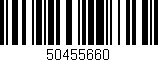 Código de barras (EAN, GTIN, SKU, ISBN): '50455660'