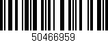 Código de barras (EAN, GTIN, SKU, ISBN): '50466959'