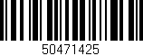 Código de barras (EAN, GTIN, SKU, ISBN): '50471425'