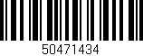 Código de barras (EAN, GTIN, SKU, ISBN): '50471434'
