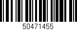 Código de barras (EAN, GTIN, SKU, ISBN): '50471455'