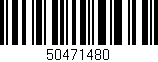 Código de barras (EAN, GTIN, SKU, ISBN): '50471480'