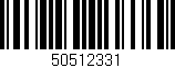 Código de barras (EAN, GTIN, SKU, ISBN): '50512331'