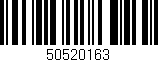 Código de barras (EAN, GTIN, SKU, ISBN): '50520163'