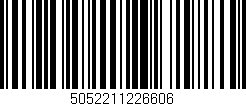 Código de barras (EAN, GTIN, SKU, ISBN): '5052211226606'