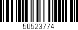 Código de barras (EAN, GTIN, SKU, ISBN): '50523774'